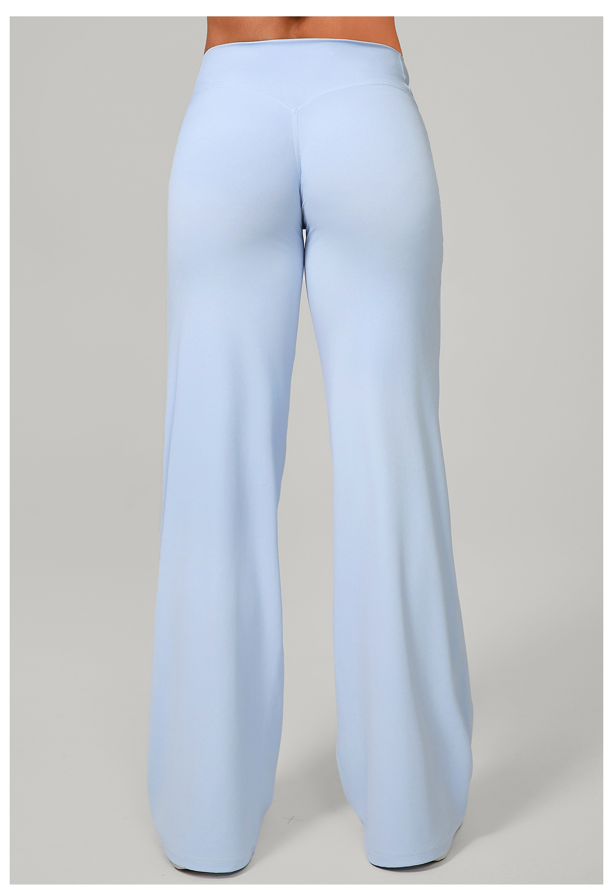 Women's Lightweight Yoga Pants  Bell Bottom Quick Dry Breathable Loose Sports Workout Nude Solid FGB91229