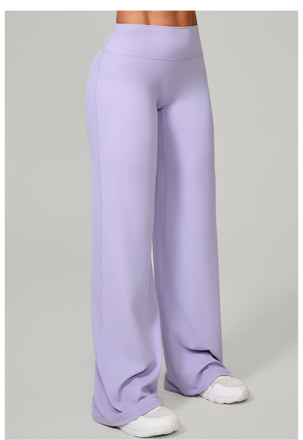 Women's Lightweight Yoga Pants  Bell Bottom Quick Dry Breathable Loose Sports Workout Nude Solid FGB91229