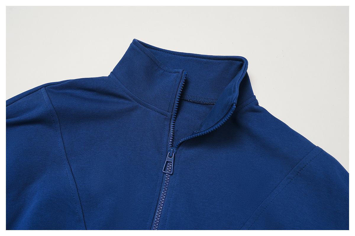 New Style Nude Feeling Casual Quick Drying Yoga Tops Slimming Half-zipper Fitness Long Sleeves T-shirt FGBEWY4509