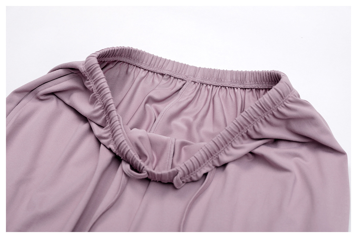 Women Workout Polyester Sets Halter Neck Bra Yoga Adjustable Waist Straight Leg Pants Leisure Outfits 3Pcs Sets FGBTZ3058