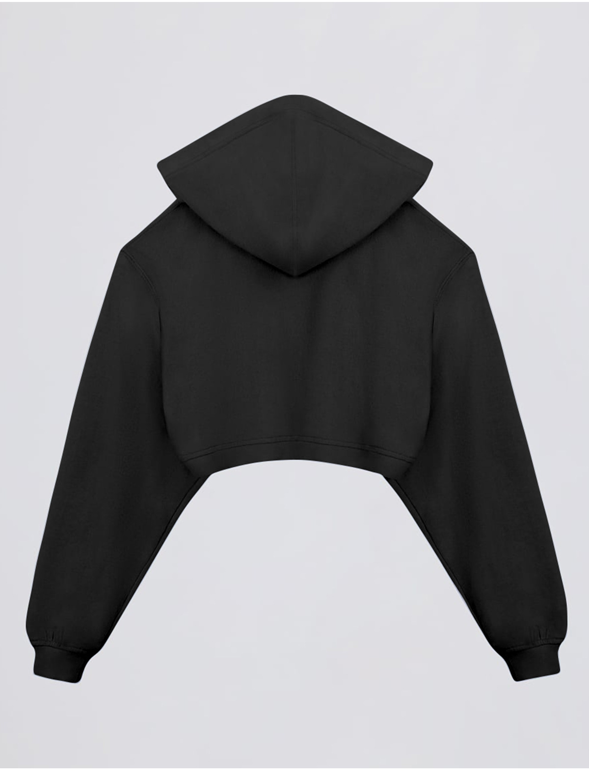 Womens Cropped Hoodie Workout Jacket Athletic Long Sleeve Sweatshirts FGB6011-1