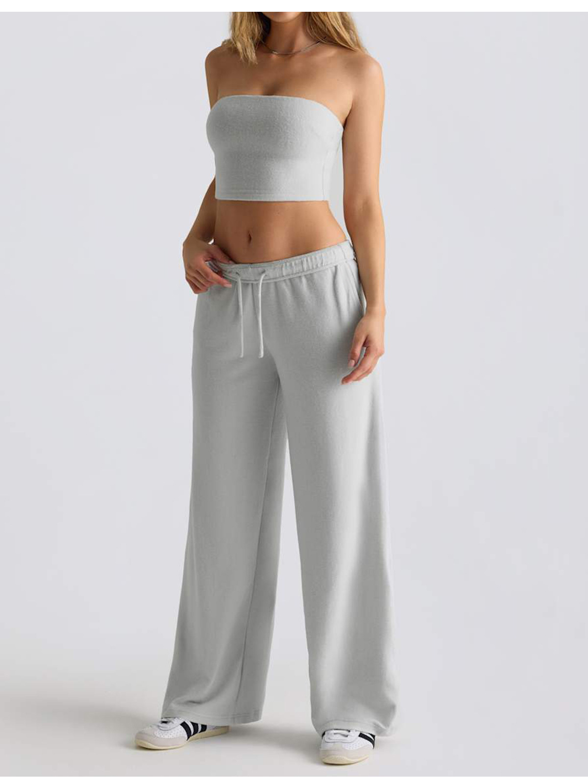 Custom Wholesale Ladies Sweat Pants Women's Baggy Sweatpants High Waist Sweat Soft Pants for Women FGB6011-3