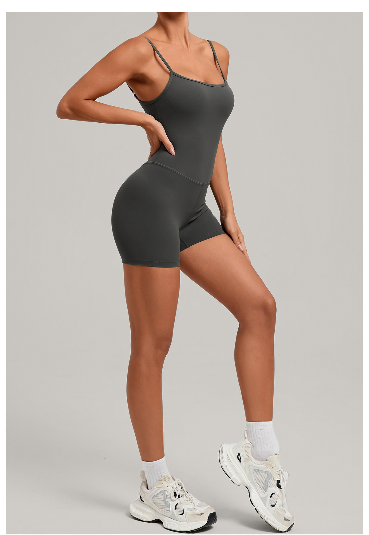 Backless Sports Woman Shorts Sporta Outfit Gym Workout Clothes for Women Sportswear One Piece Fitness Jumpsuit FGB69321