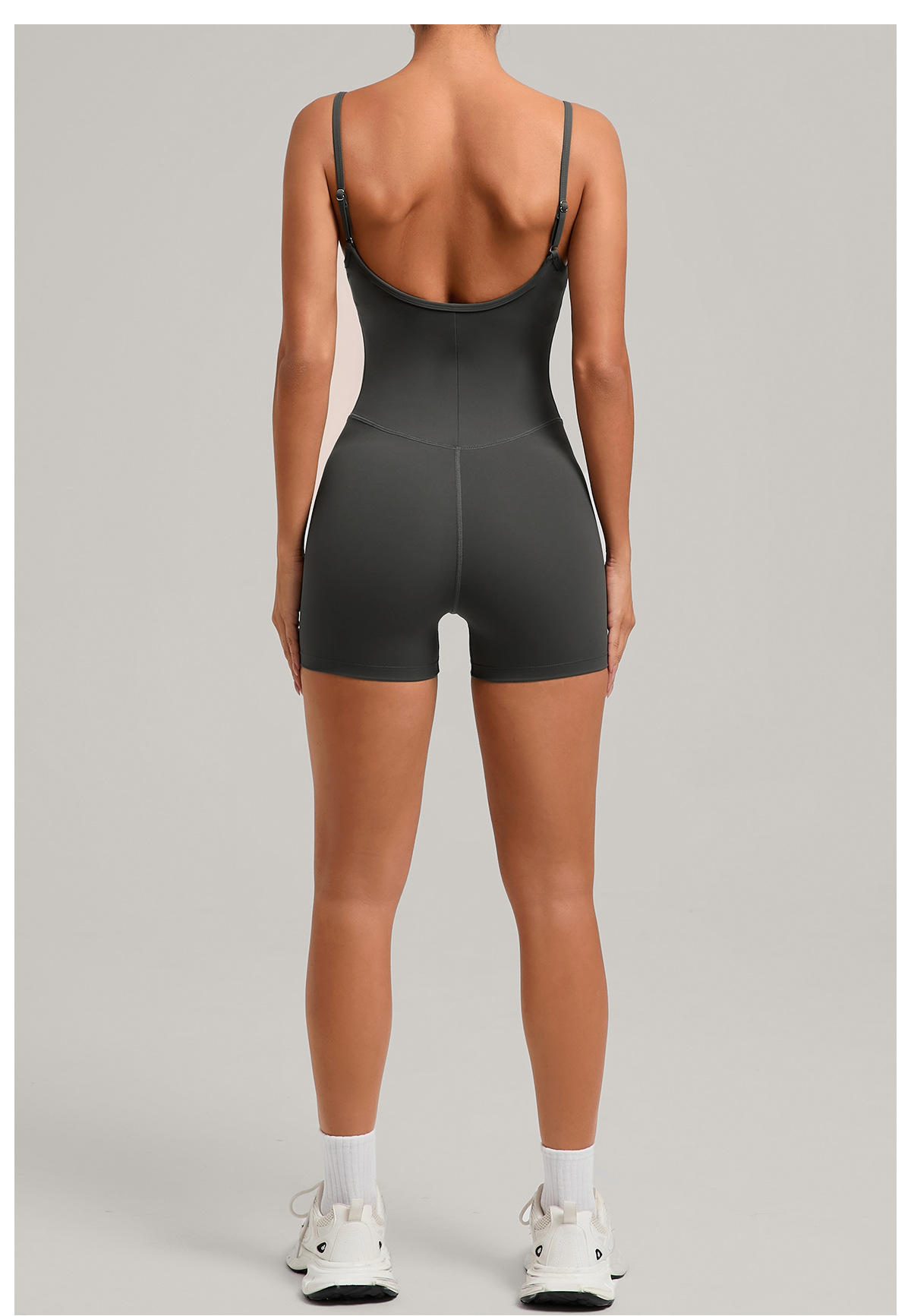 Backless Sports Woman Shorts Sporta Outfit Gym Workout Clothes for Women Sportswear One Piece Fitness Jumpsuit FGB69321