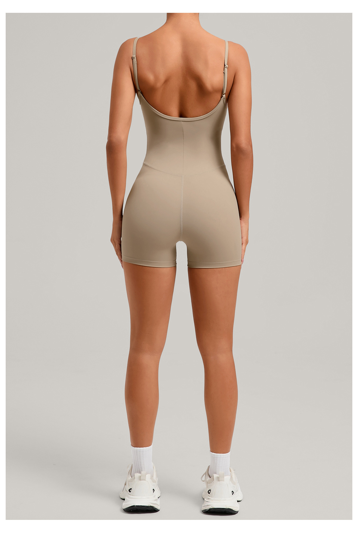 Backless Sports Woman Shorts Sporta Outfit Gym Workout Clothes for Women Sportswear One Piece Fitness Jumpsuit FGB69321