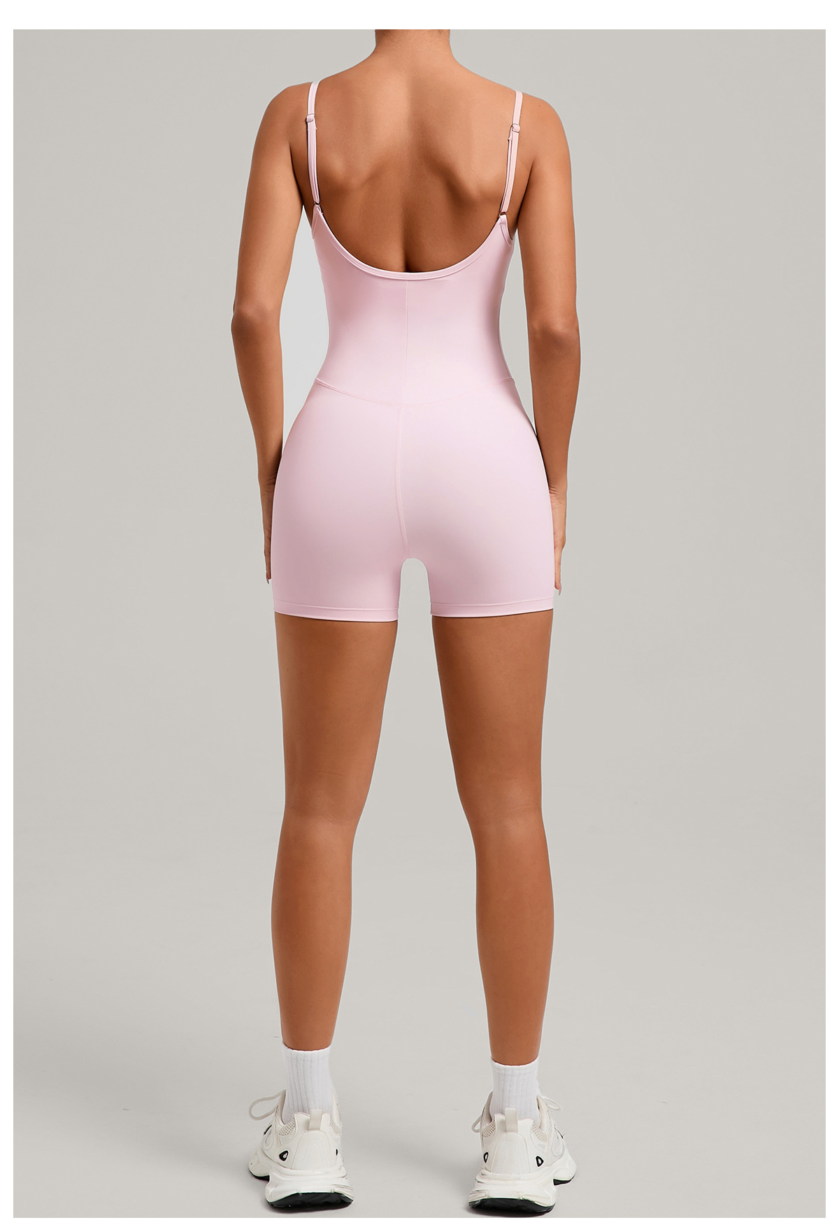 Backless Sports Woman Shorts Sporta Outfit Gym Workout Clothes for Women Sportswear One Piece Fitness Jumpsuit FGB69321