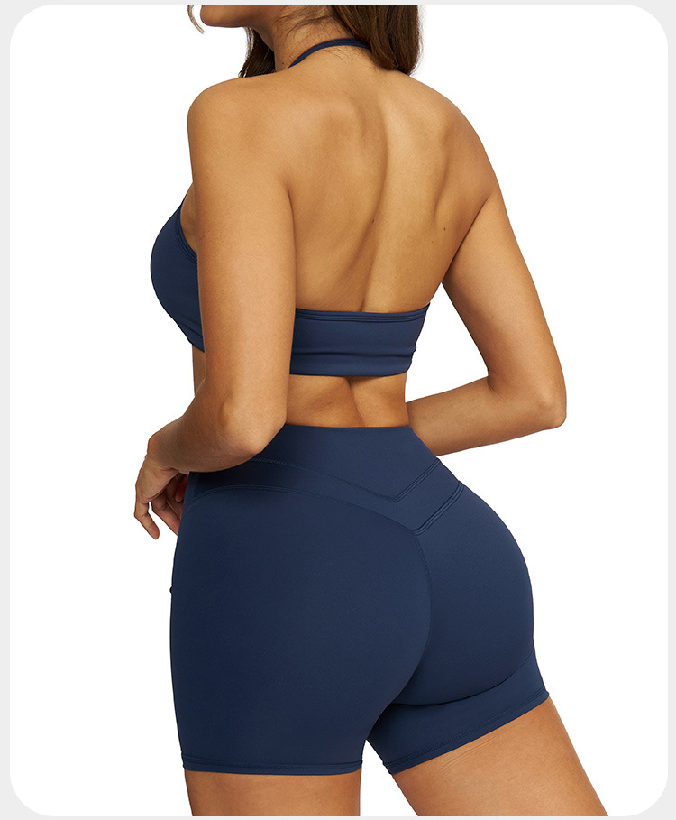 New Women's Sports Bra Shorts Sets Fitness Exercise Yoga Sets Fitness Clothing Women FGBYZ3109