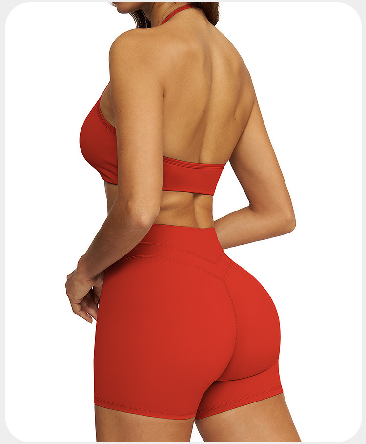 New Women's Sports Bra Shorts Sets Fitness Exercise Yoga Sets Fitness Clothing Women FGBYZ3109