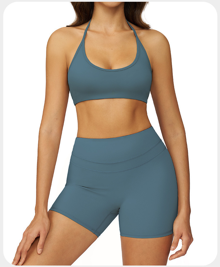 New Women's Sports Bra Shorts Sets Fitness Exercise Yoga Sets Fitness Clothing Women FGBYZ3109