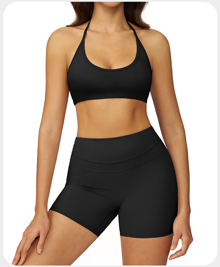 New Women's Sports Bra Shorts Sets Fitness Exercise Yoga Sets Fitness Clothing Women FGBYZ3109
