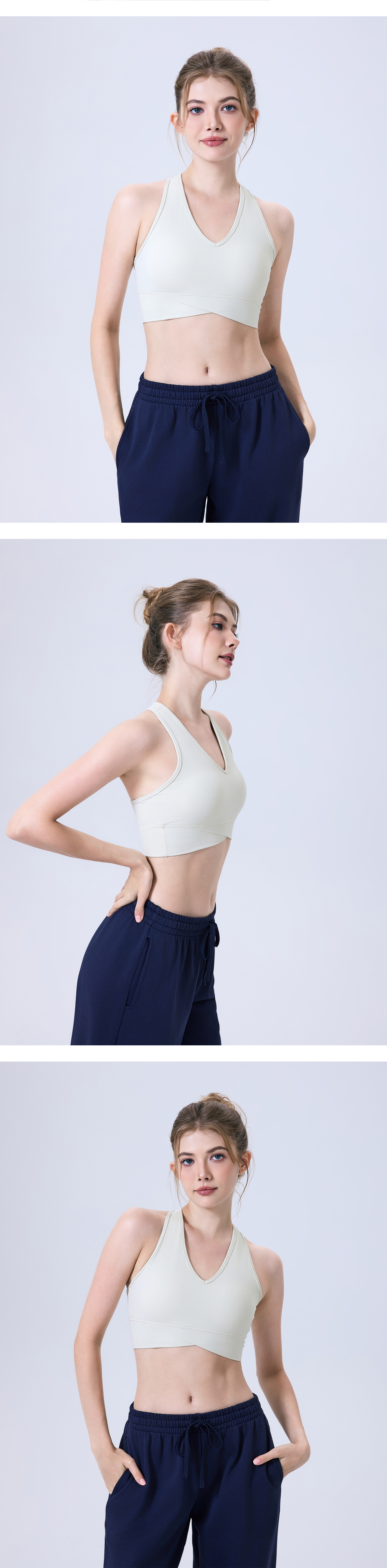 Women Gym Exercise Athletic Yoga Tops  Activewear Singlet Workout Tank Top Sports Shirts FGBWX5498