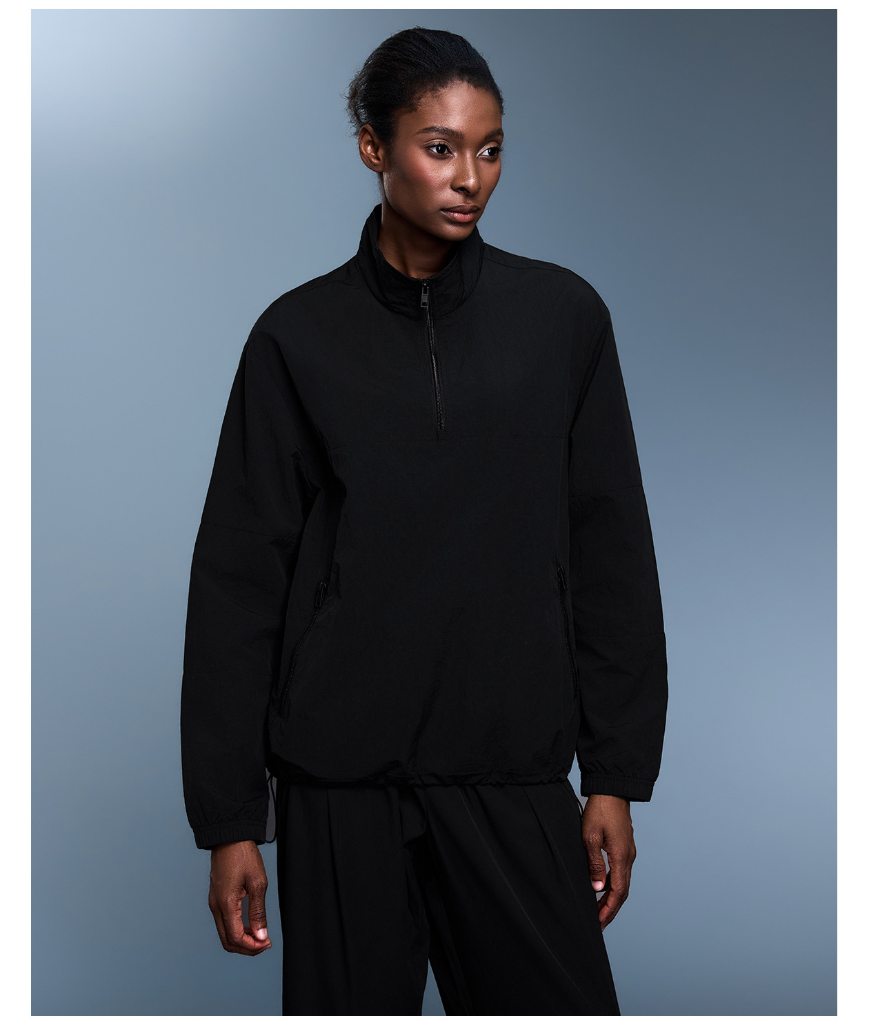 Clothing Women's Half Zipper  Sports Quick-drying Casual Training Yoga Jacket FGBD25173