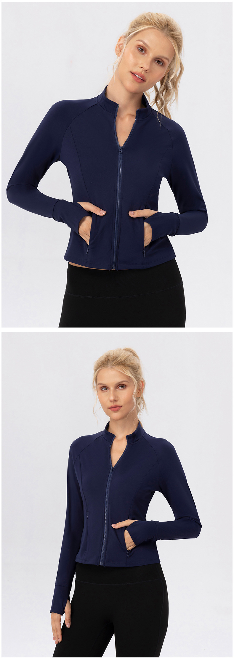 Fall Activewear Pilates  Athletic Jacket Gym Sport Clothes Woman  Sports Jacket for WomenFGB52633