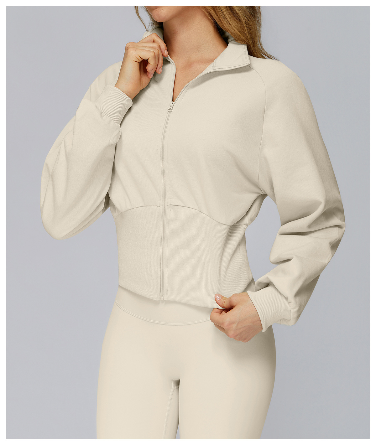 New Style Women's  Sports Jacket Solid Color Outdoor Coat  Zipper Yoga JacketFGBEWT2500