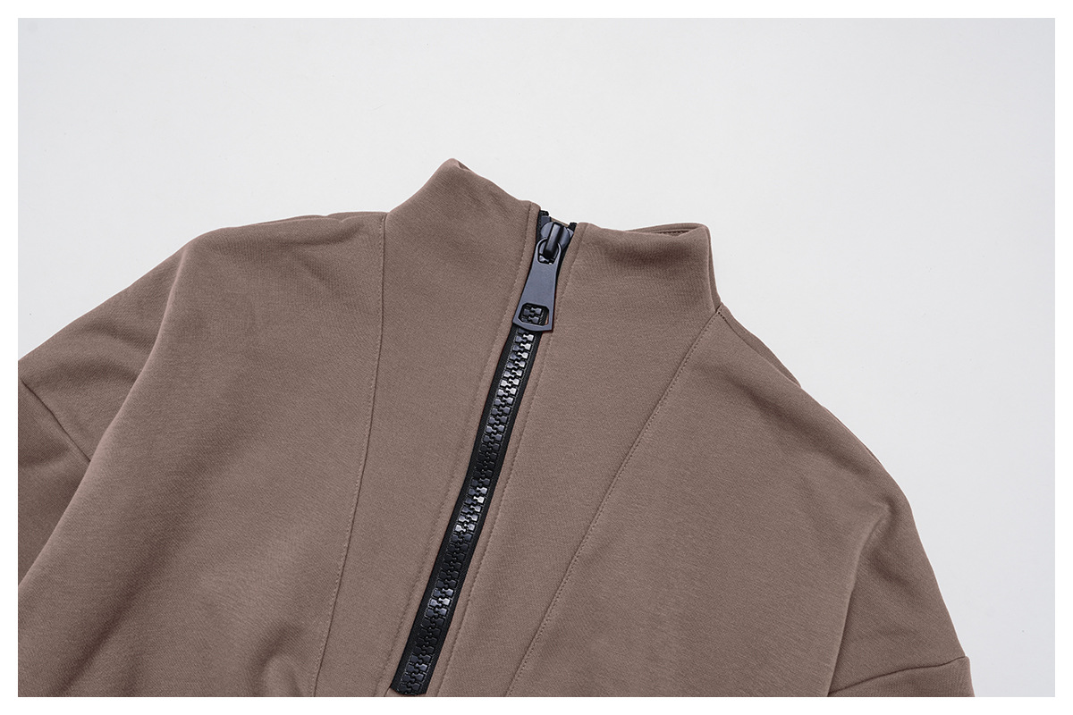 Half Zipper Stand Collar Yoga Clothes Women's Sports Sweatshirt Loose Casual Yoga Tops WomenFGBEWY2502