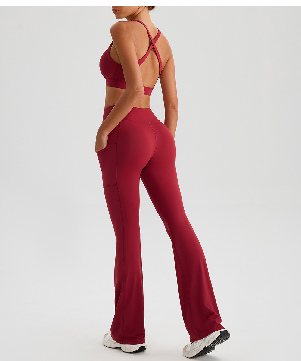 Fitness Set Yoga Outfit Ladies Wholesale Women's Sports Apparel Gym Wear for WomenFGBYW574 KW443