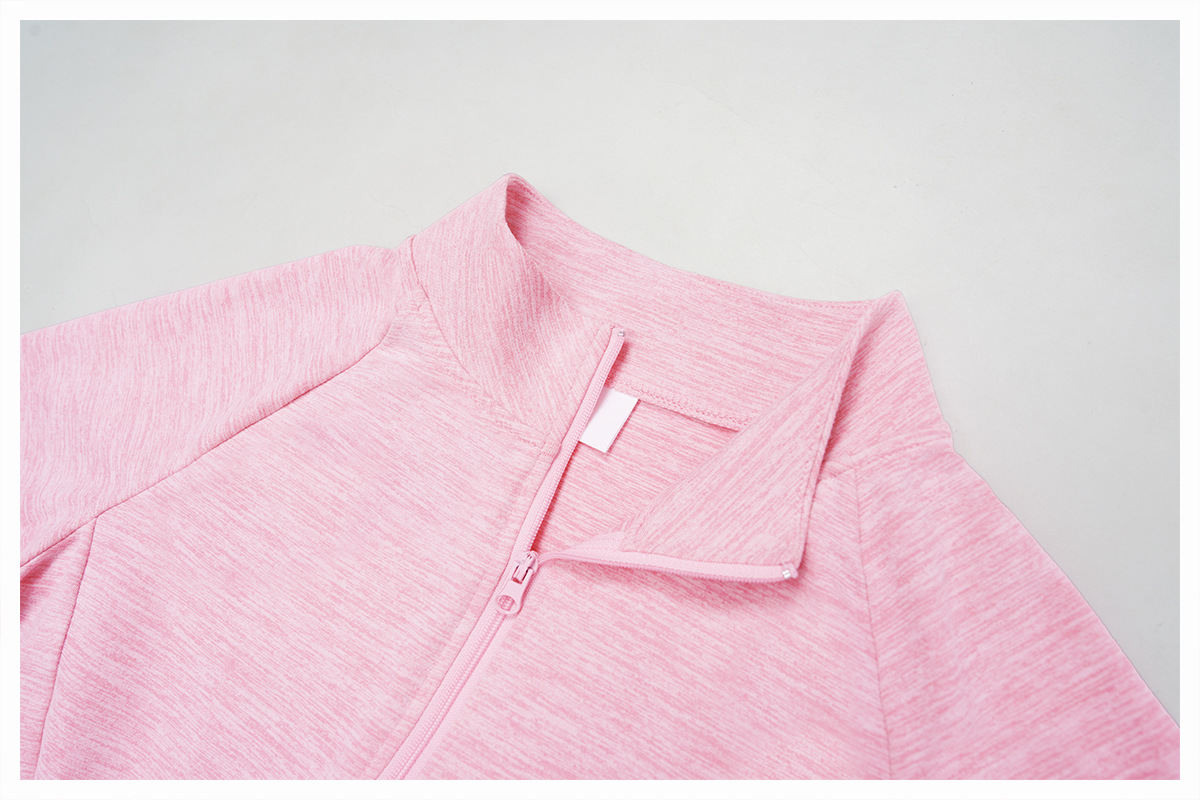 Women's Slim Fit Fitness Running Sport Jacket Full Zipper Long Sleeve Yoga Clothes Breathable Quick Dry Yoga JacketsFGBTZ4510