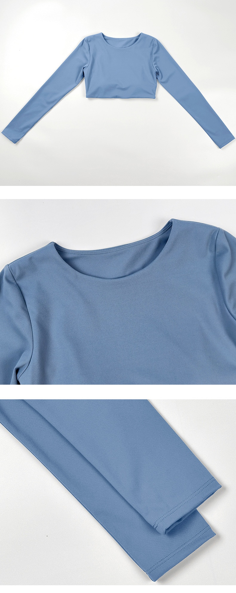 Back Hollow Breathable Yoga Wear Long Sleeve Spandex/Nylon Skinny Fit Running Training Fitness Sportswear TopFGBYT1363