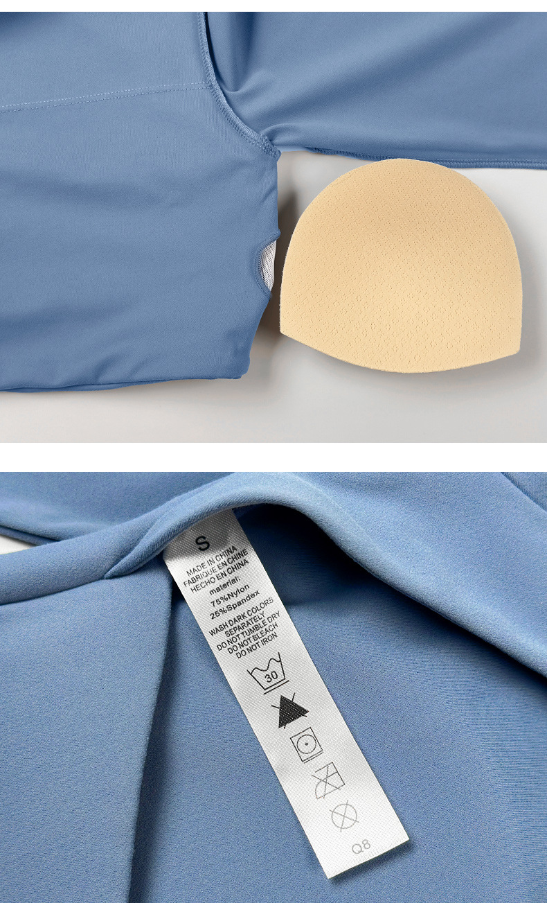 Back Hollow Breathable Yoga Wear Long Sleeve Spandex/Nylon Skinny Fit Running Training Fitness Sportswear TopFGBYT1363