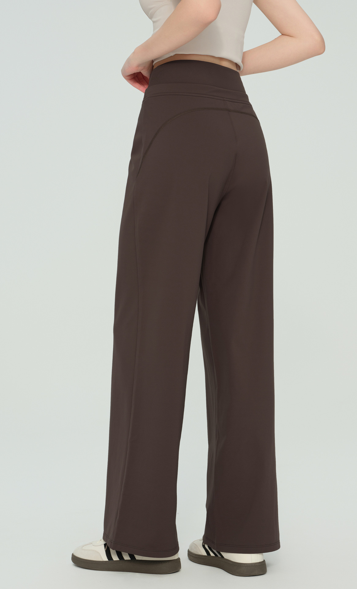 High Stretch Yoga Pants High Waist Hip Lifting No Embarrassing Lines Exercise Fleece Fitness Yoga Casual PantsFGBCK53012