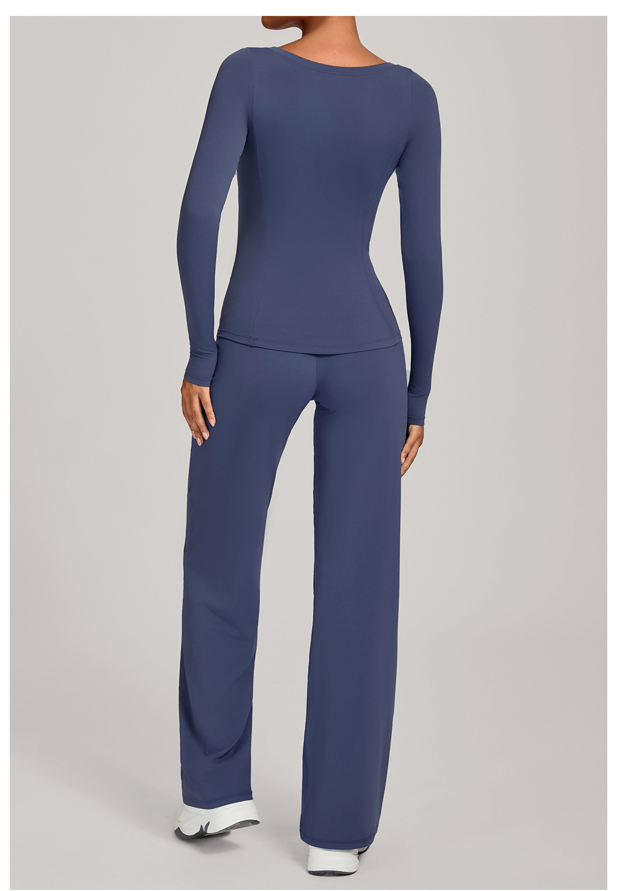 Women Running Tracksuit Long Sleeve Gym Fitness Clothes Workout Top High Waist Yoga Pants Two-Piece Set for WomenFGB16601 91229