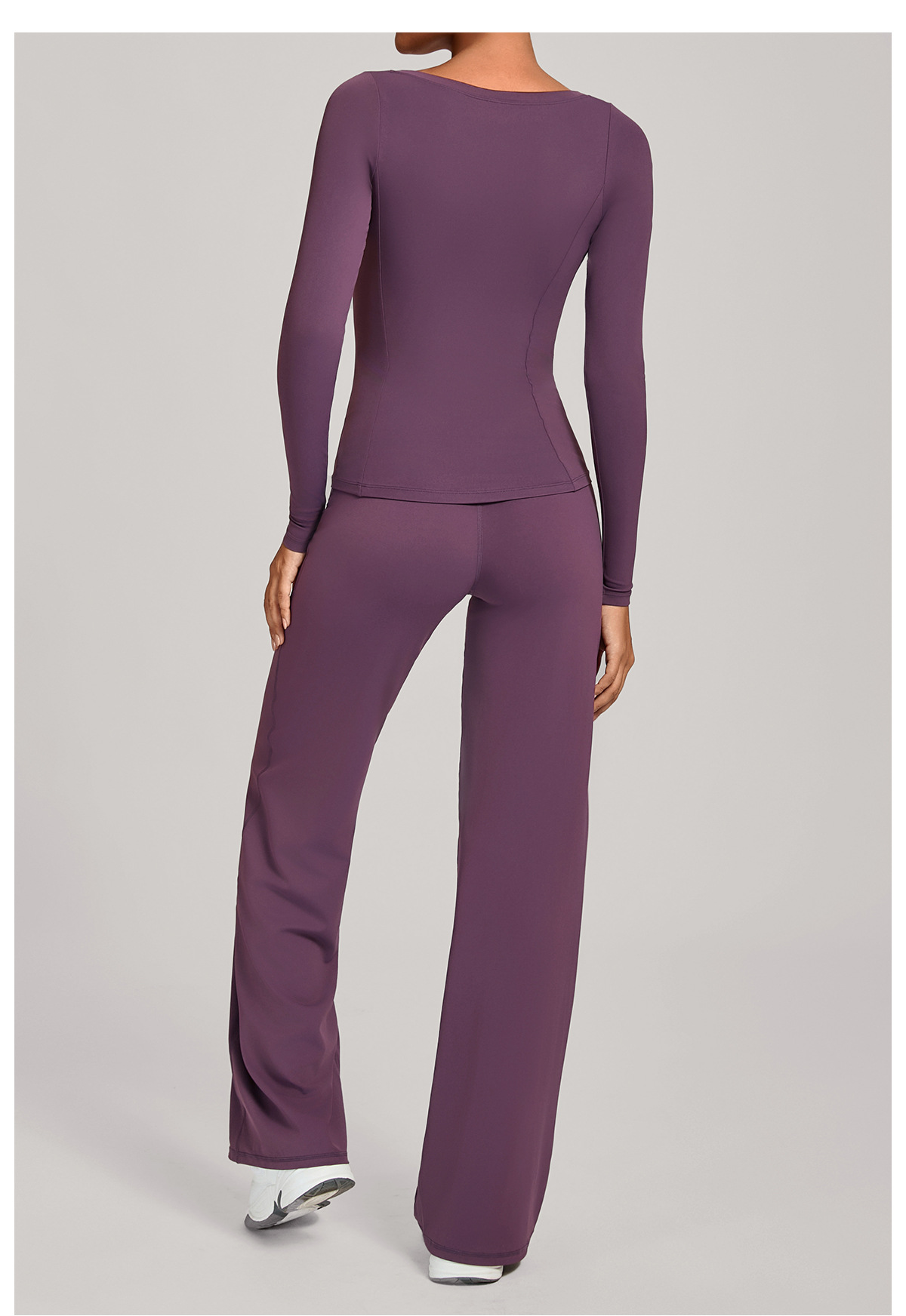 Women Running Tracksuit Long Sleeve Gym Fitness Clothes Workout Top High Waist Yoga Pants Two-Piece Set for WomenFGB16601 91229