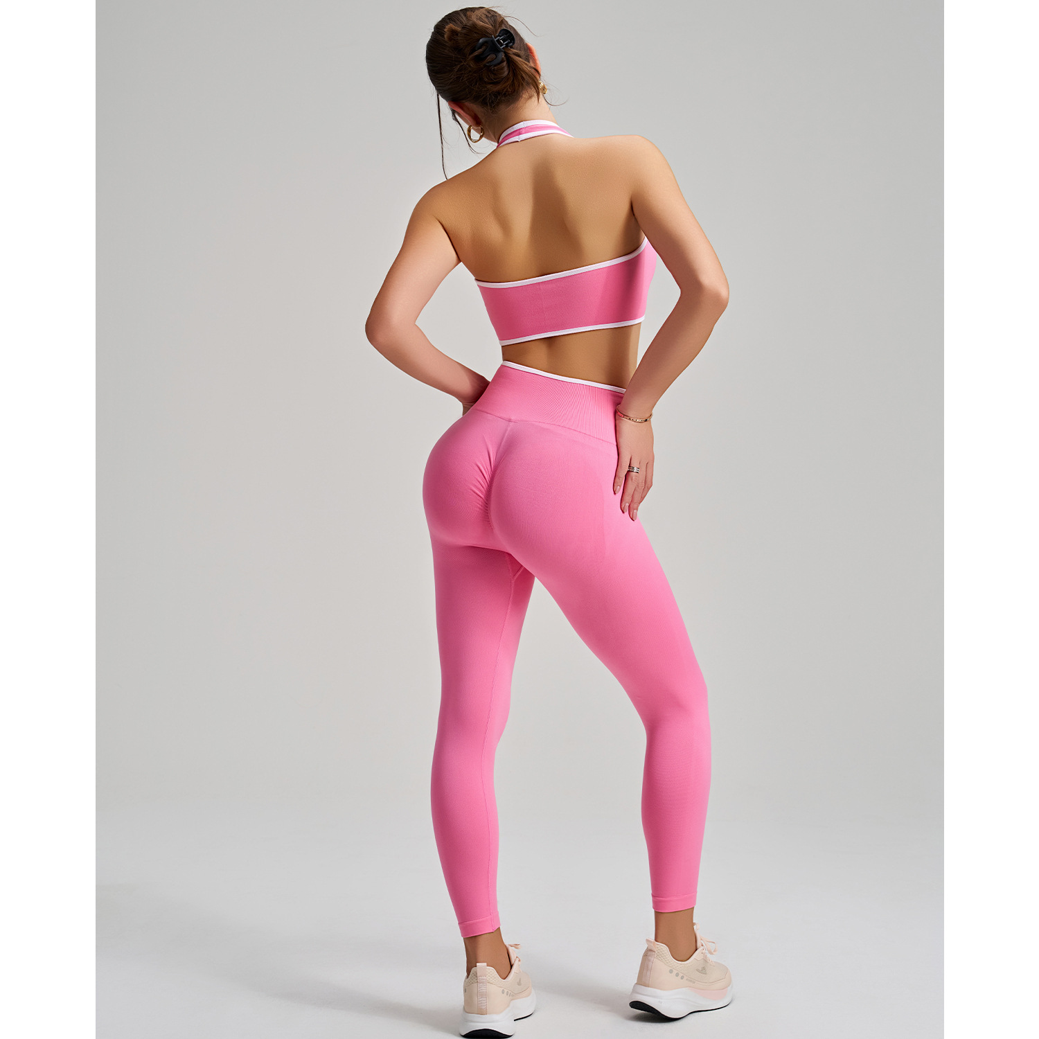 Women's Seamless Yoga Set for Fitness Sports FGBWX2493 CK5493