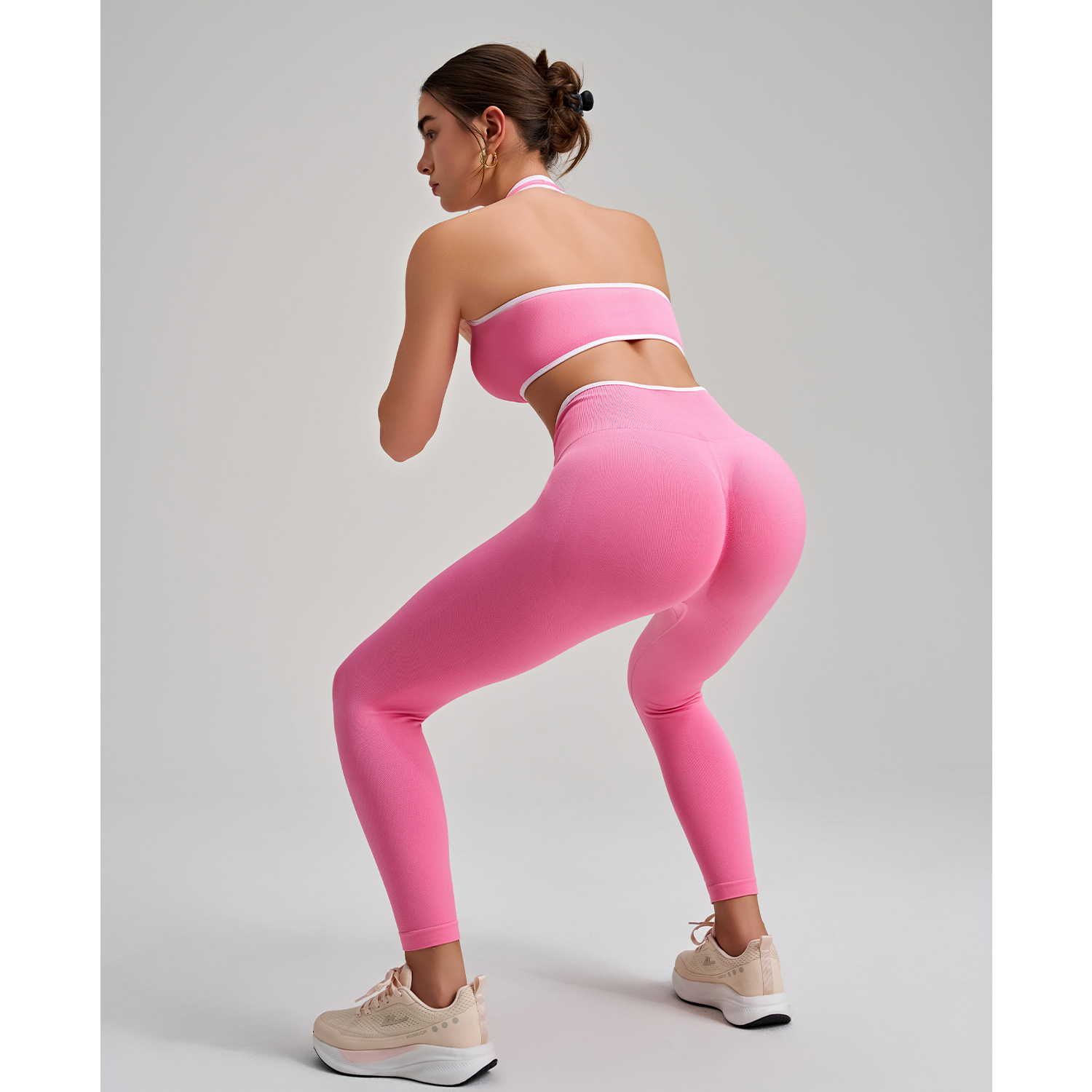 Women's Seamless Yoga Set for Fitness Sports FGBWX2493 CK5493