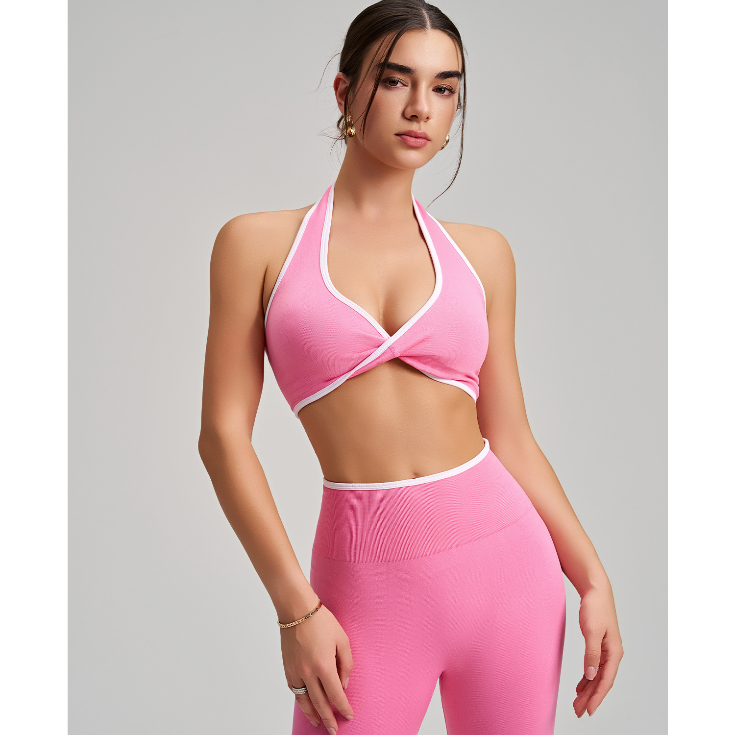 Women's Seamless Yoga Set for Fitness Sports FGBWX2493 CK5493