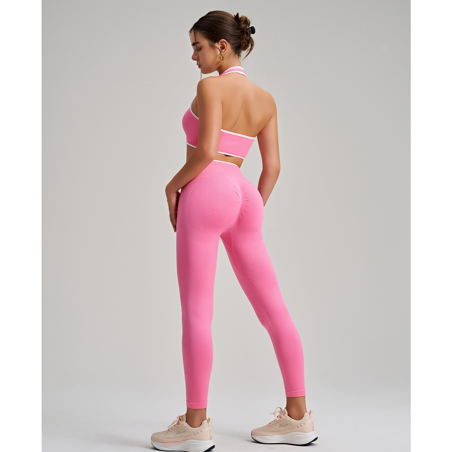 Women's Seamless Yoga Set for Fitness Sports FGBWX2493 CK5493