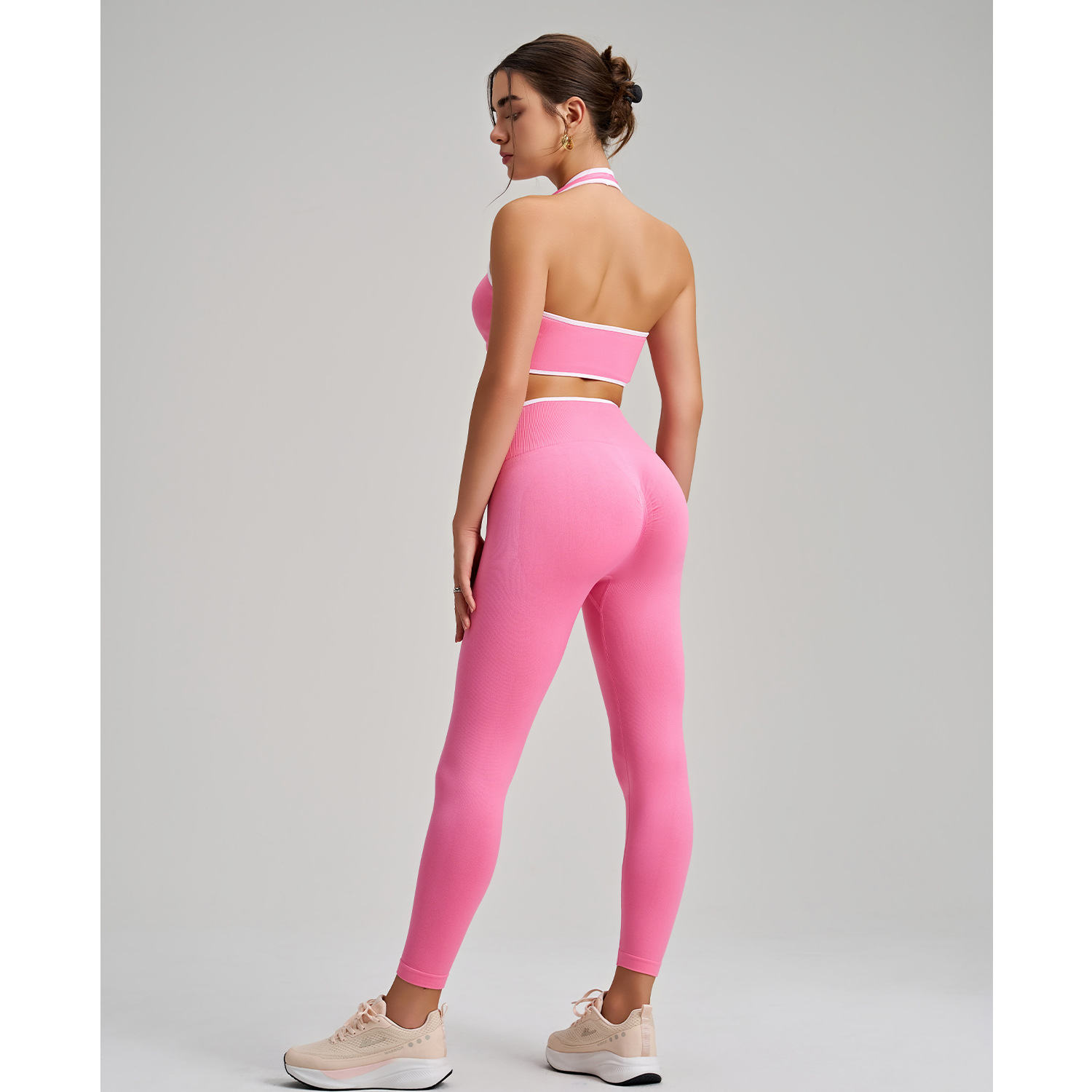 Women's Seamless Yoga Set for Fitness Sports FGBWX2493 CK5493