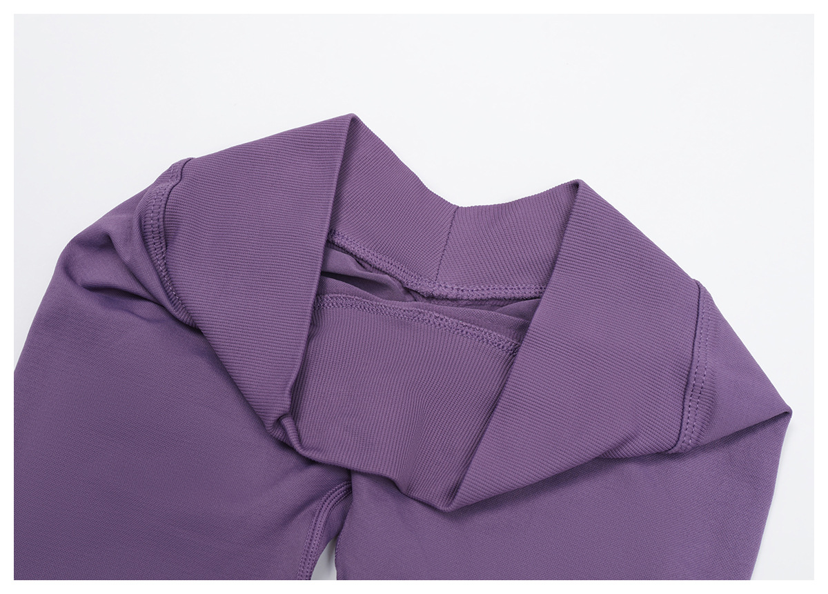 Women Seamless Slim Fit Yoga Set Sports High Waist Leggings  Zipper Jacket Coat Fitness Gym SetFGBTZ7790