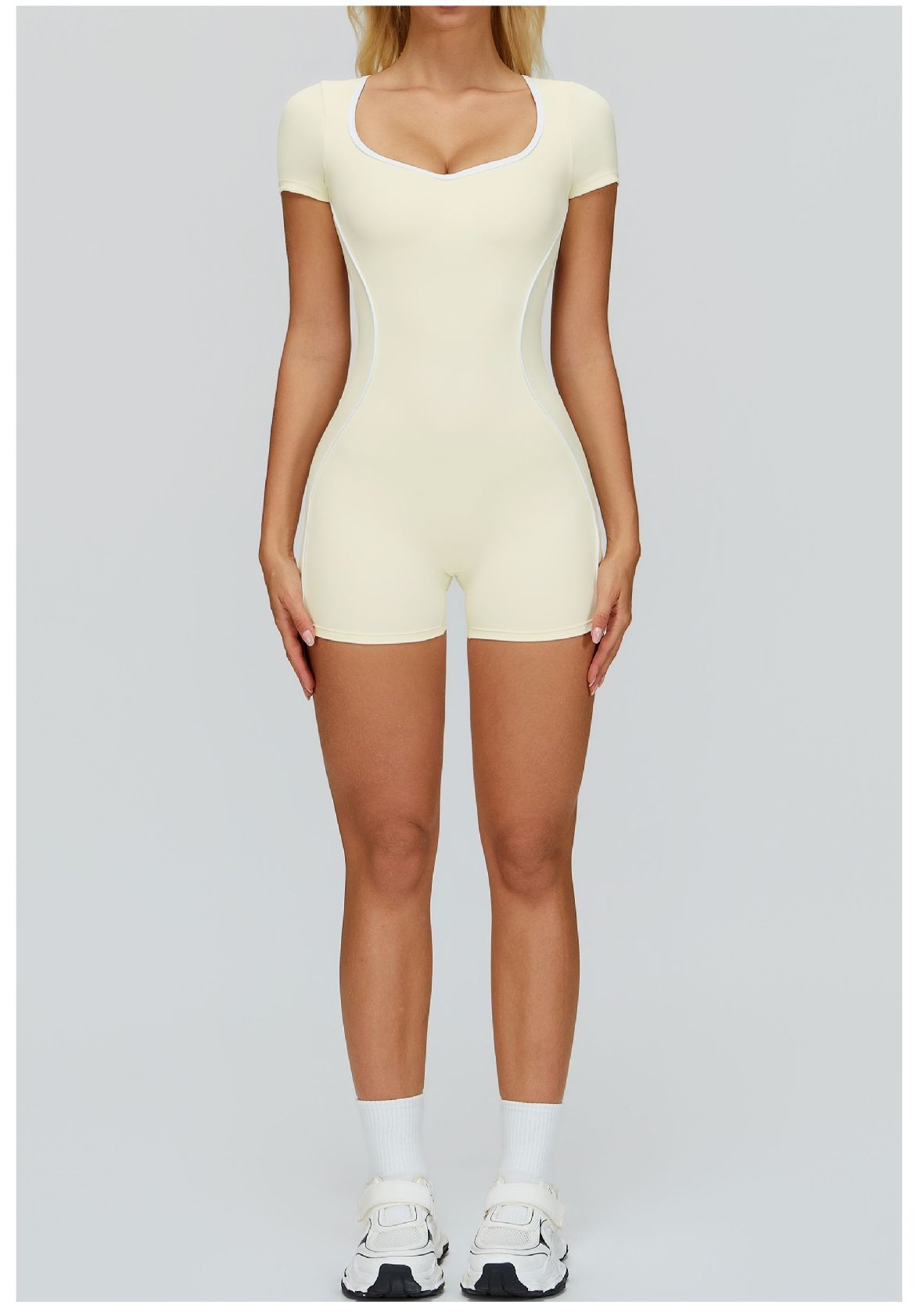 Women One Piece Workout Fitness Bodysuit Gym Activewear Yoga Jumpsuit FGBELT2501