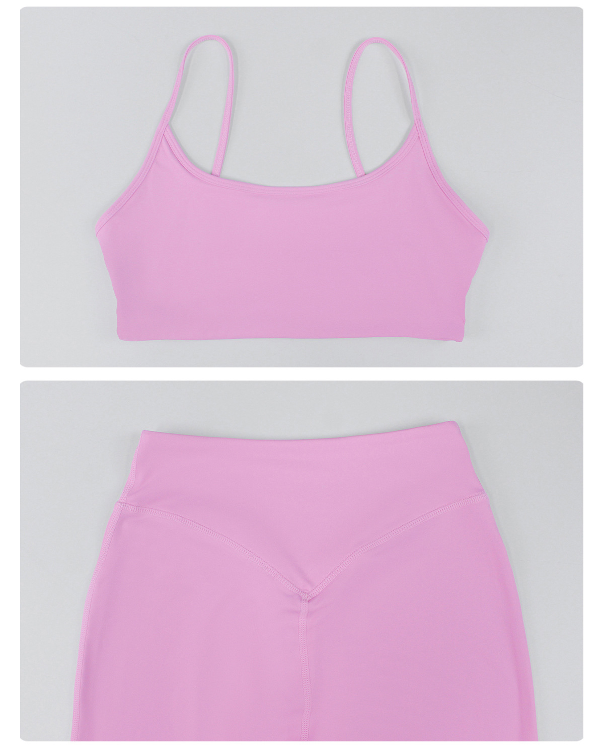 Women Running Tracksuit Bra Shorts Fitness Clothes Workout Top High Waist Yoga Sets FGBSM2392