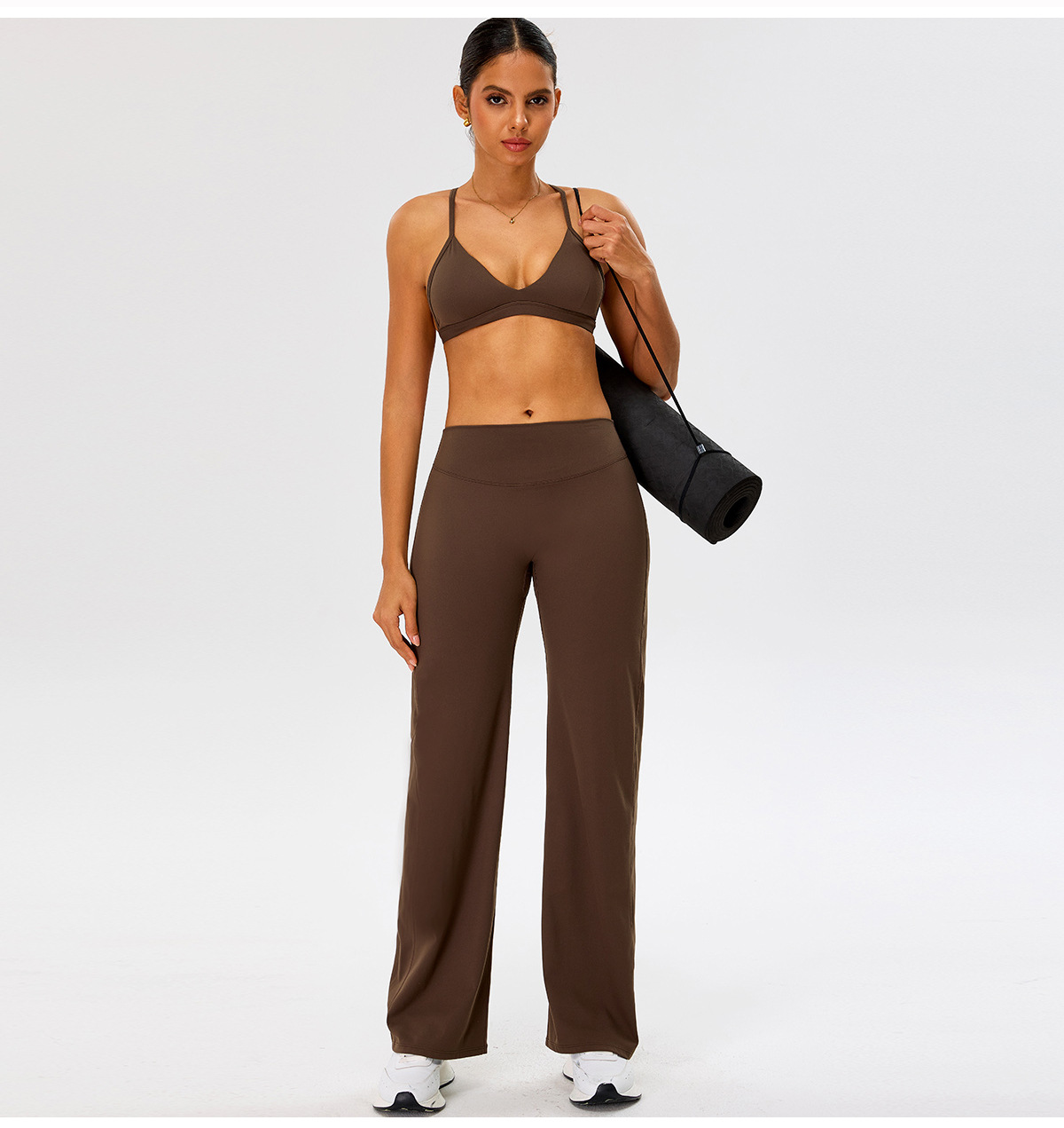 Newest Sports Athletic Women Quick Dry Great Elastic Workout Clothing Yoga Wear Sets FGBTM0277Y