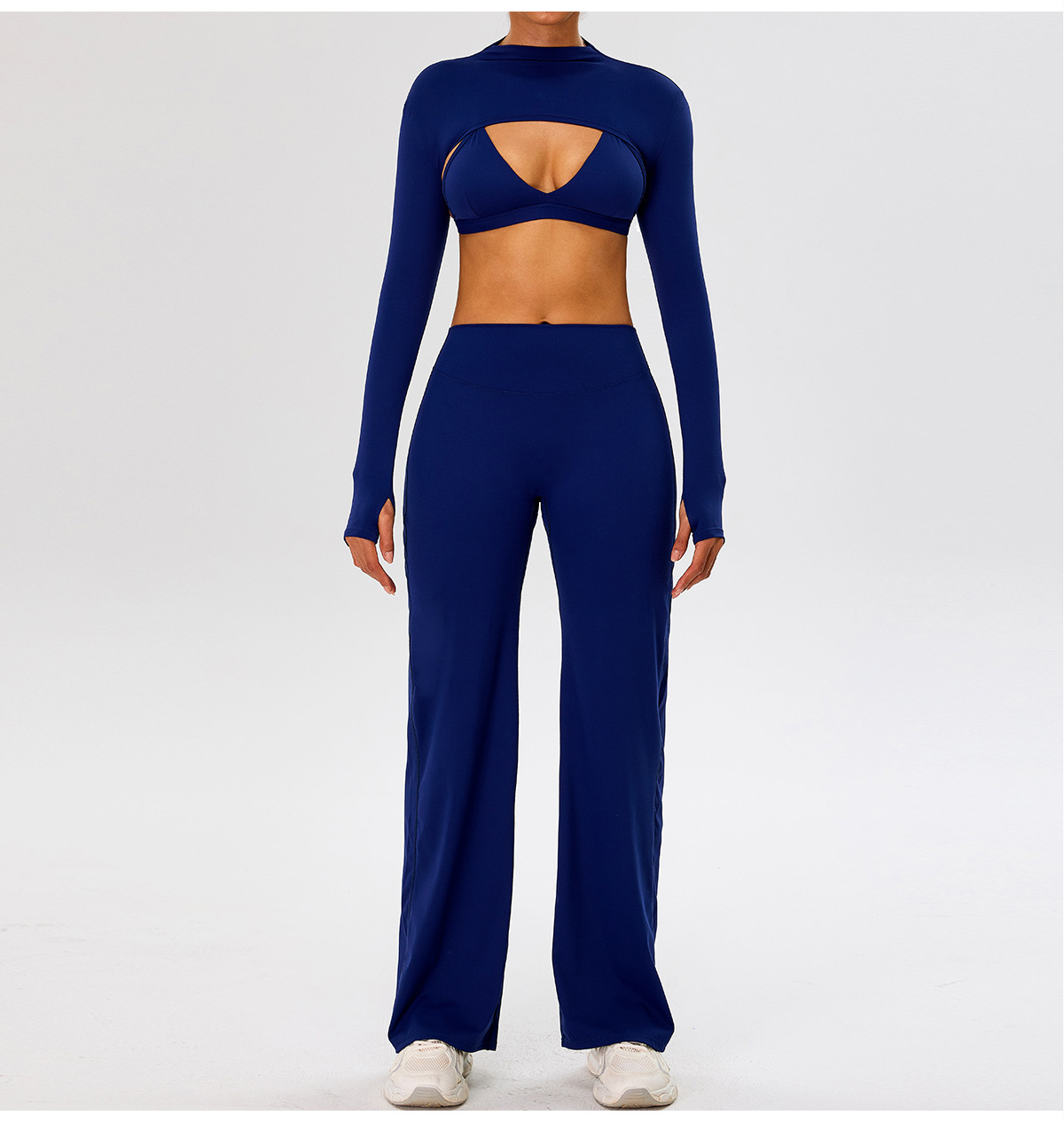 Newest Sports Athletic Women Quick Dry Great Elastic Workout Clothing Yoga Wear Sets FGBTM0277Y