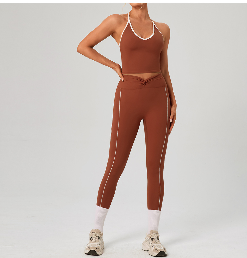 High-waisted Yoga Legging New Activewear Leggings Sports BraYoga Set for Women Outfit FGBYW586 KW451