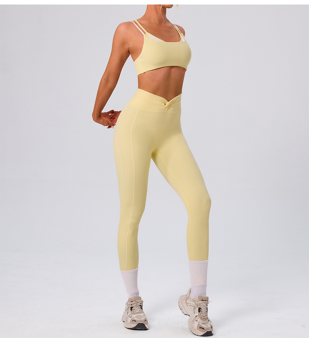 High-waisted Yoga Legging New Activewear Leggings Sports BraYoga Set for Women Outfit FGBYW586 KW451