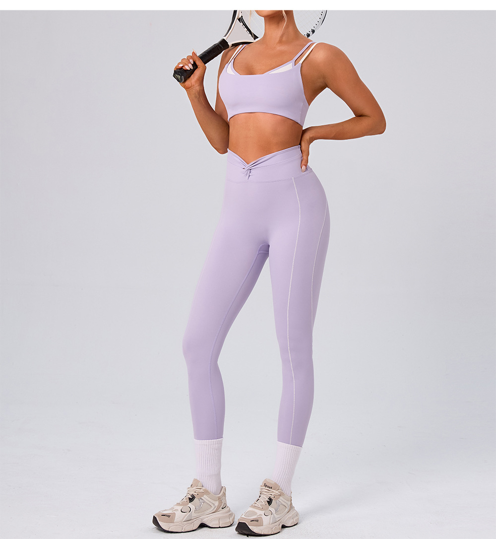 Sport Clothes Woman High Quality Gym Fitness Sets Gym Wear Fitness Yoga Set FGBYW584 KW451