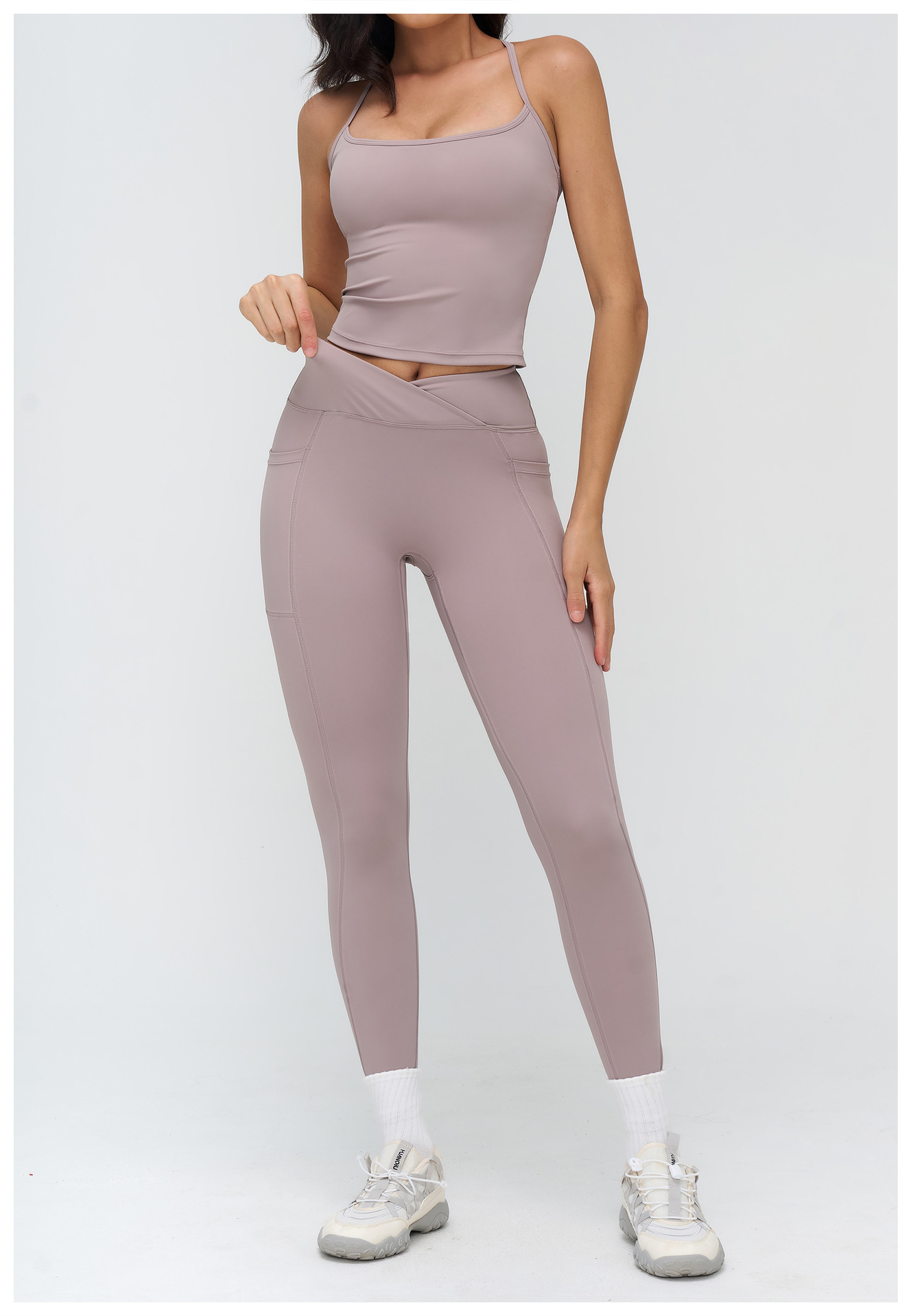 Women's Gym Sports Set Running Yoga Wear Breathable Yoga 6pcs-Set FGBTZ4518