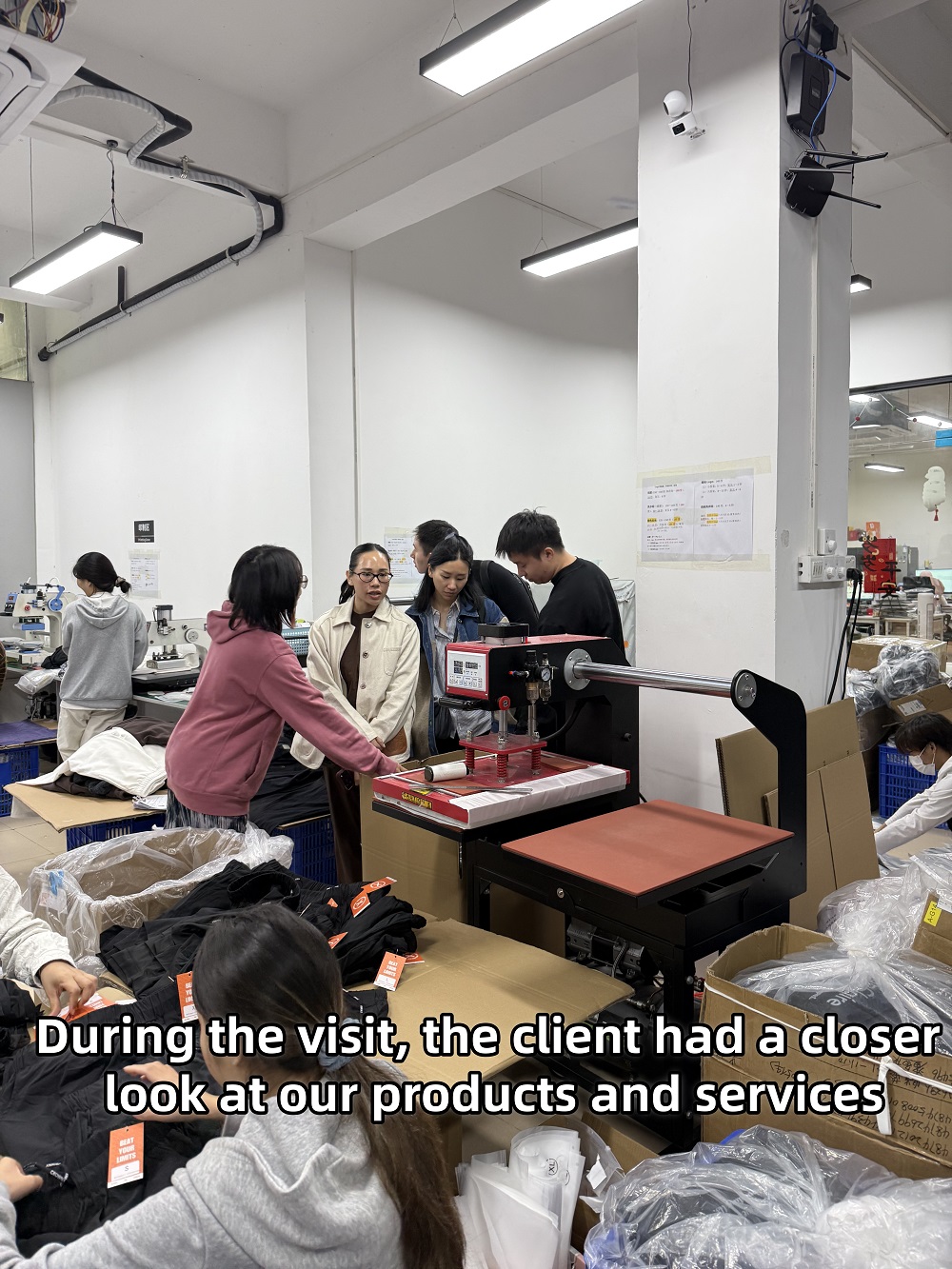 Warmly Welcome Malaysian Clients to Visit MIG Sportswear