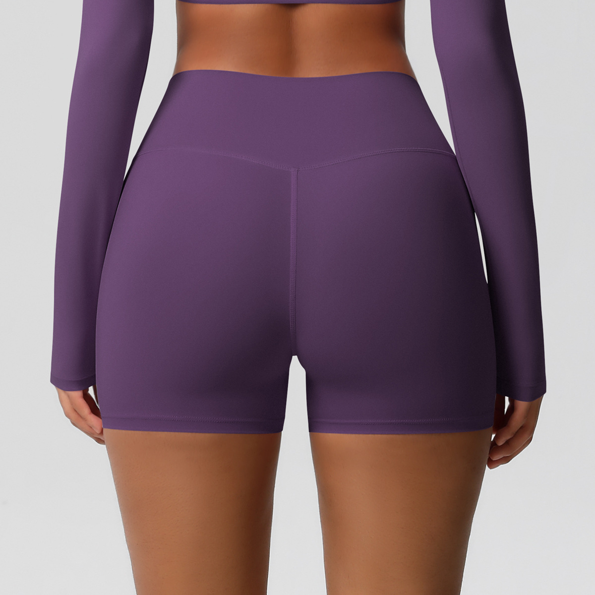 High-waisted Yoga Shorts Yoga Shorts Outdoor Running and Cycling Sports Shorts FGB7101