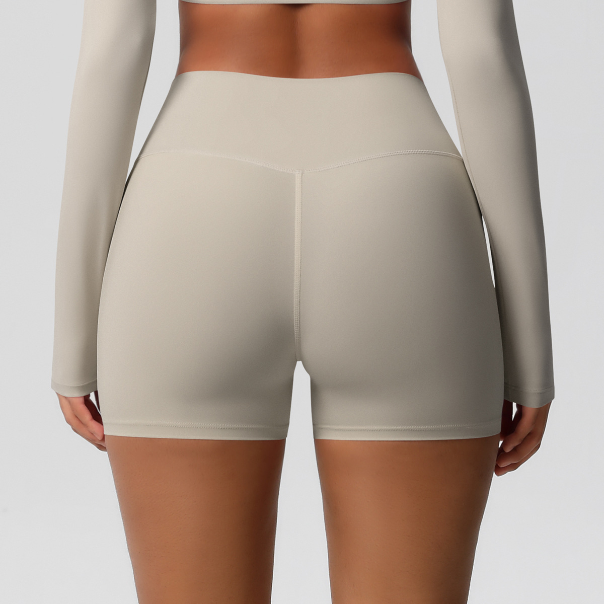 High-waisted Yoga Shorts Yoga Shorts Outdoor Running and Cycling Sports Shorts FGB7101