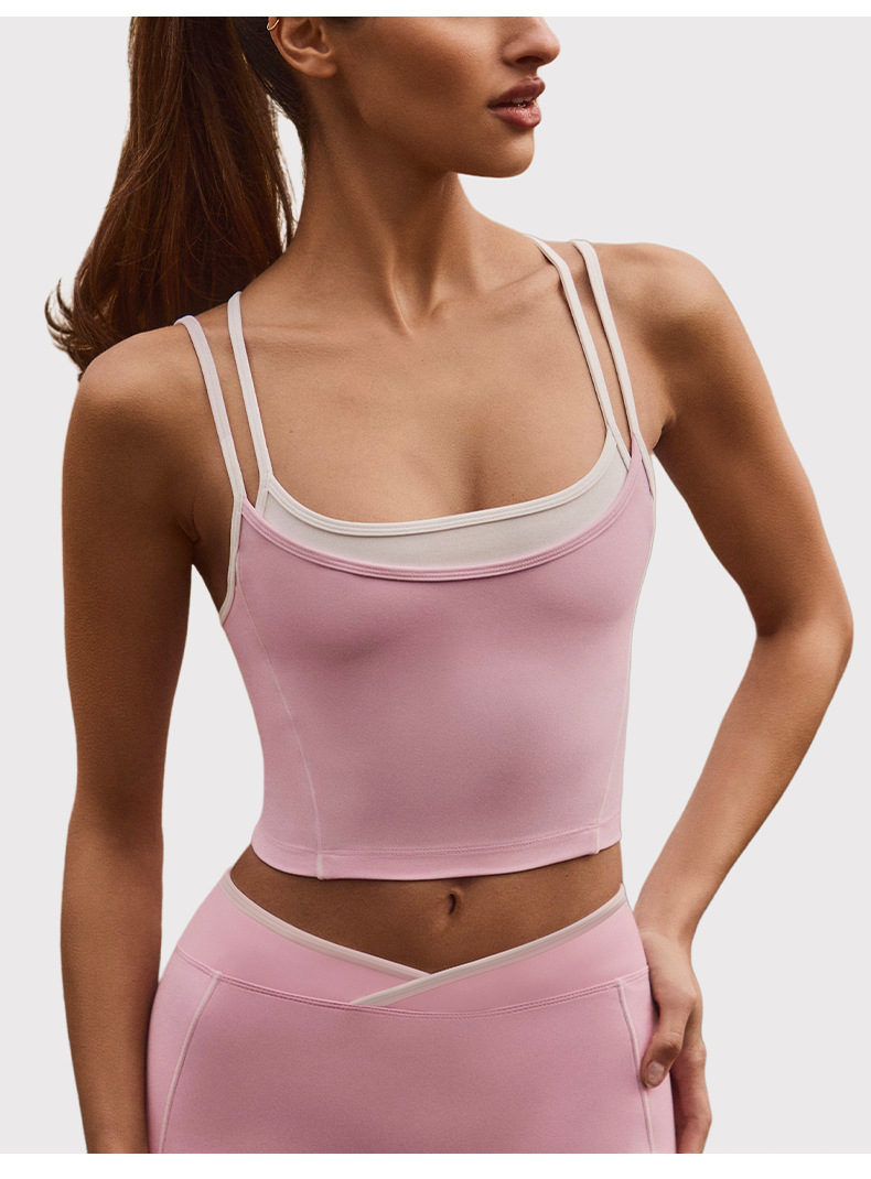 Stringer for Ladies Fitness Yoga Wear Gym Singlet Bodybuilding Women Singlet FGBT6603