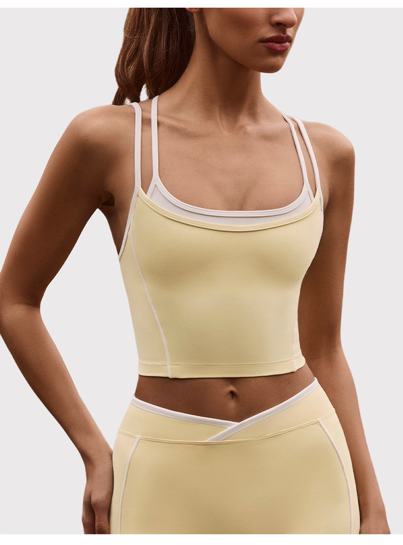 Stringer for Ladies Fitness Yoga Wear Gym Singlet Bodybuilding Women Singlet FGBT6603