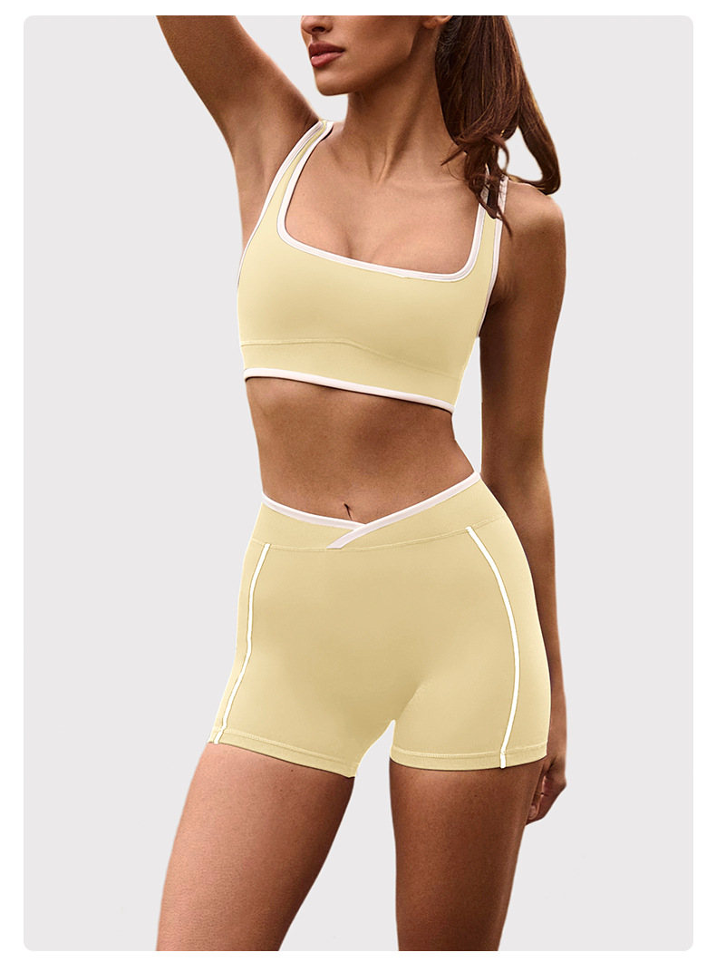 Women's Sets New Workout Wear Clothing Sports Bra High Waist Leggings 3 Piece Suit Women Gym Fitness Sets Yoga Set FGBB6597 K6595 K6596