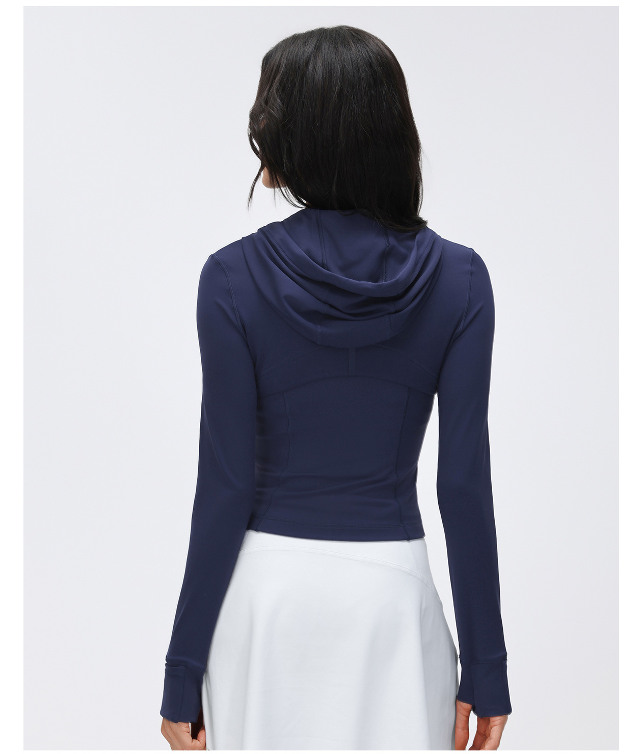 Long Sleeve Sports Jacket Hooded Gym Clothes Running Fitness Wear Workout Tops  Sports Zipper Long Jackets FGBD25180