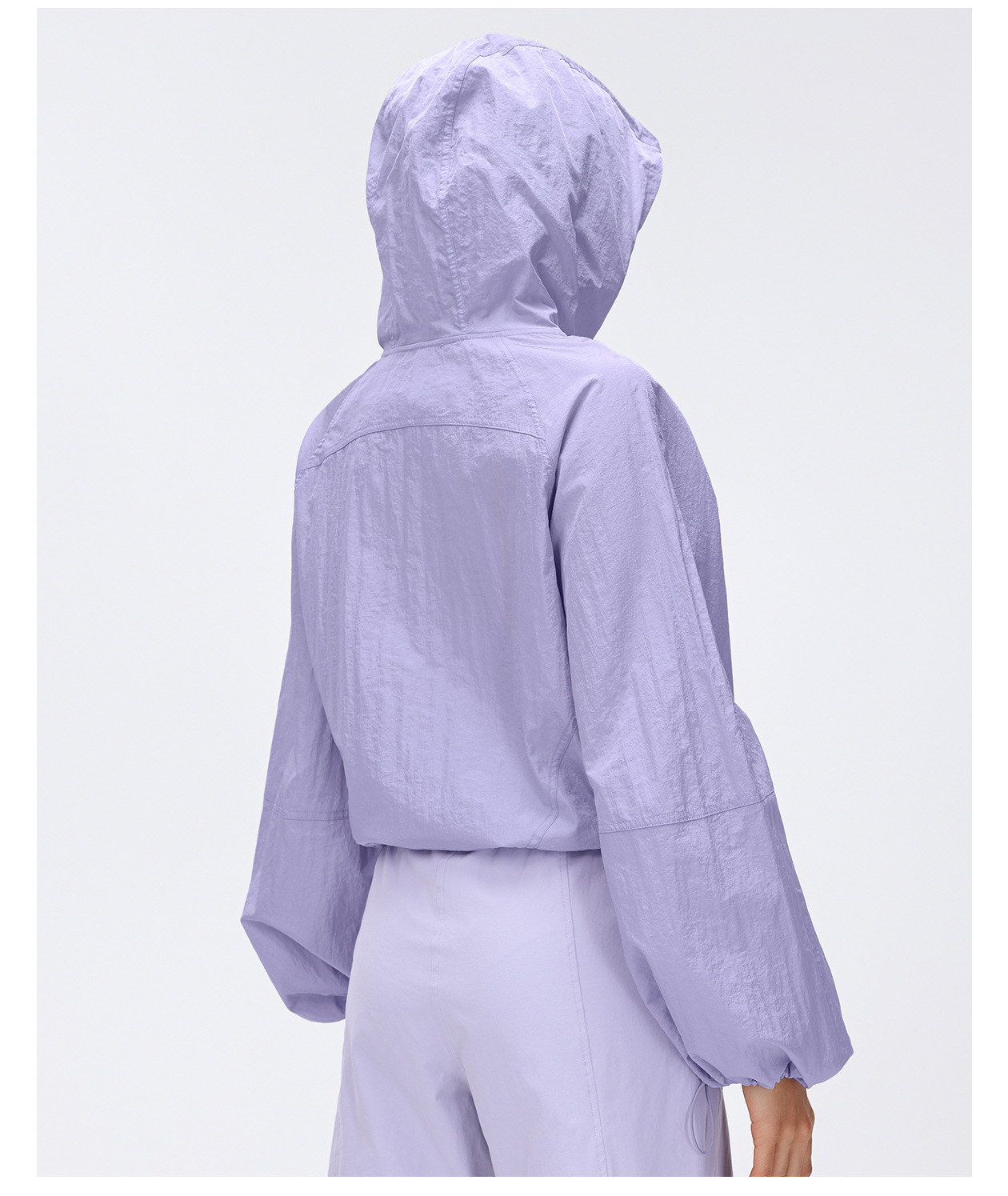 Women Outdoor Lightweight Breathable Quick Drying Half Zip Cropped Hoodies Womens Quarter Zip Pullover Tops FGBD26004