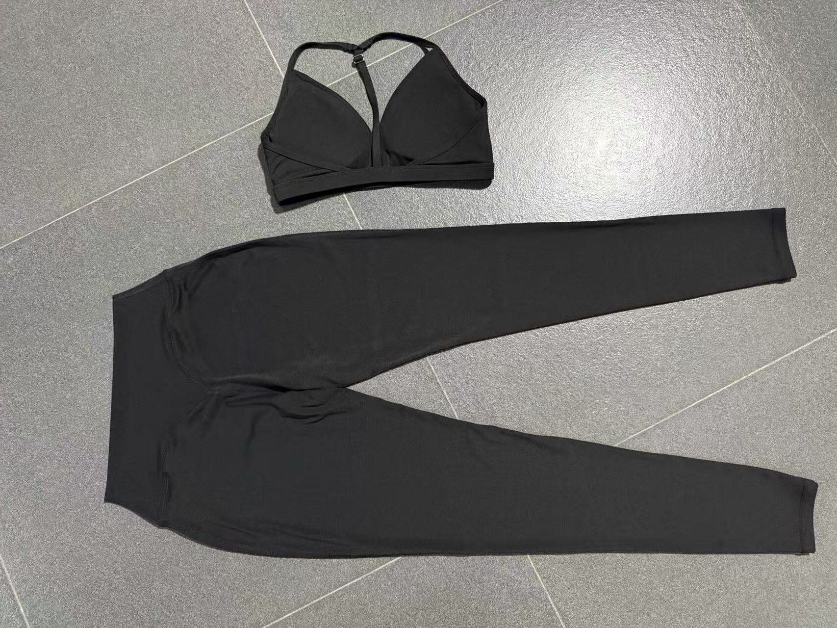 2 Piece Fitness Clothing Sportswear Gym Leggings Activewear Bra Women Workout Yoga Wear Sets FGB2713 86600