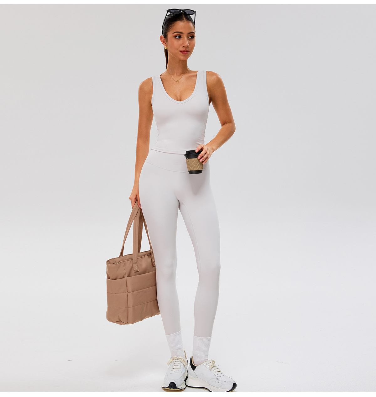 Yoga Set For Women Fitness 3 Piece Workout Clothing Gym Yoga Top Wear Women Gym Set FGBTM0288Y